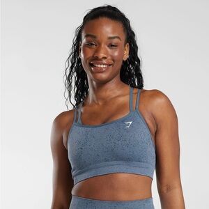 Gymshark Speckled Blue Sports Bra